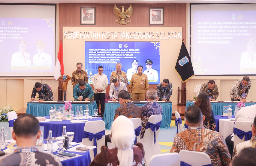 Andra Soni Hadiri Kerja Sama Replikasi SISGITA di Tangsel