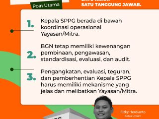 Pernyataan Sikap AMMSI| Perjelas Garis Komando SPPG