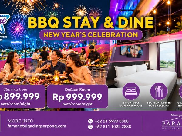 Sambut Tahun Baru 2027, Fame Hotel Gading Serpong Hadirkan Paket Staycation “Fame In To 2027”