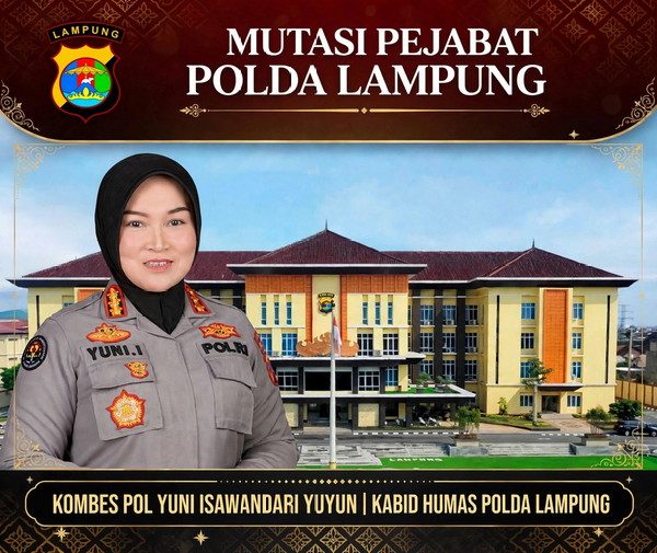Rotasi Polri: Brigjen Yustan Alpiani Jabat Kapolda Lampung Gantikan Irjen Helfi Assegaf